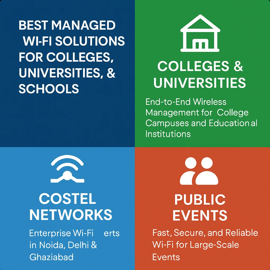  Managed Wifi Solution Provider for for Colleges, Universities & Schools.